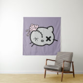Zombie Kitty Wandteppich (Beispiel)