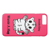 Zombie Kitty will einen Knuddel Case-Mate iPhone Hülle (Rückseite (Horizontal))