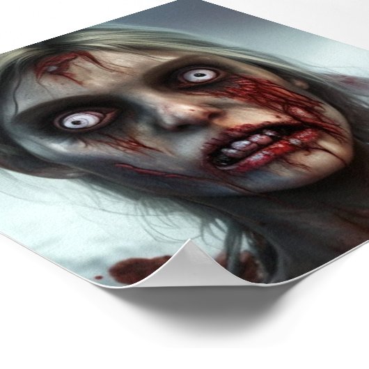Zombie-Kleinposter Poster (Ecke)