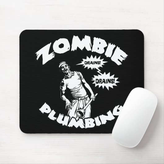 Zombie-Klempnerarbeit Mousepad (Mit Mouse)