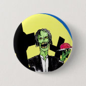 Zombie-Knopf Button (Vorderseite)