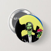Zombie-Knopf Button (Vorne & Hinten)