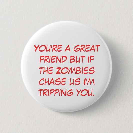 Zombie-Knopf Button (Vorderseite)