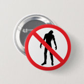 Zombie-Knopf Button (Vorne & Hinten)