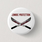 Zombie-Knopf Button (Vorderseite)