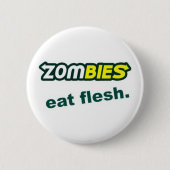 Zombie-Knopf Button (Vorderseite)