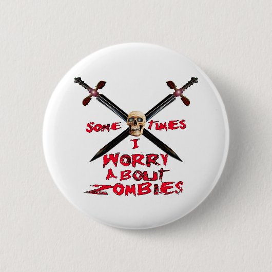 Zombie-Knopf Button (Vorderseite)