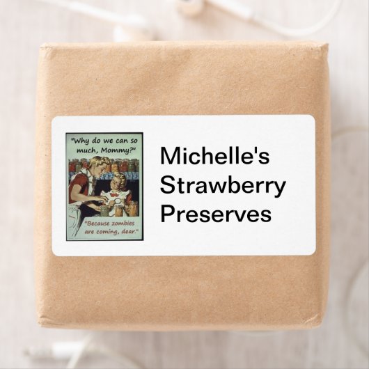Zombie-Konservenetikett (Insitu)