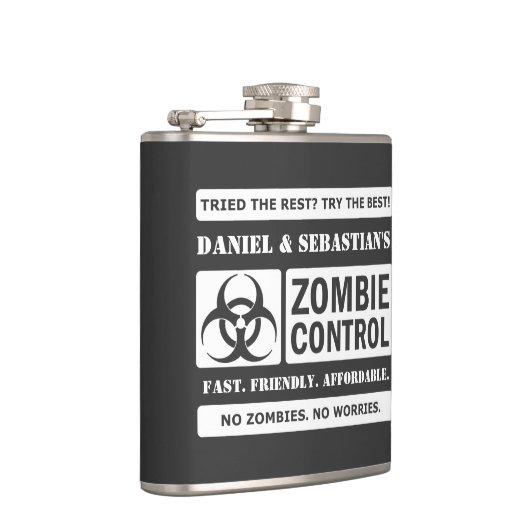 Zombie-Kontrolle Flachmann (Rechts)