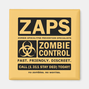 Zombie-Kontrolle Magnet