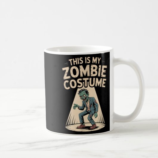 Zombie-Kostüm Kaffeetasse (Rechts)