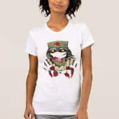 Zombie-Krankenschwester-Shirt T-Shirt (Vorderseite)