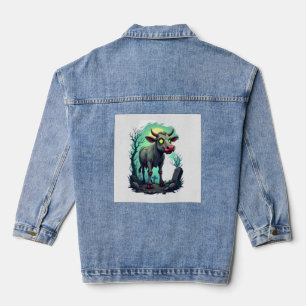 Zombie-Kuh-Apokalypse Jeansjacke