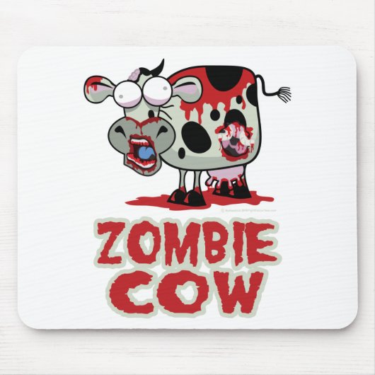 Zombie-Kuh Mousepad (Vorne)
