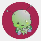 Zombie Ladybug Sticker (Vorderseite)