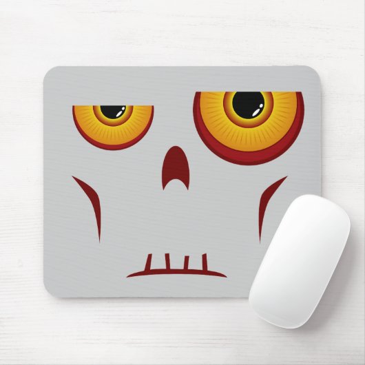 Zombie-langes Gesicht Mousepad (Mit Mouse)
