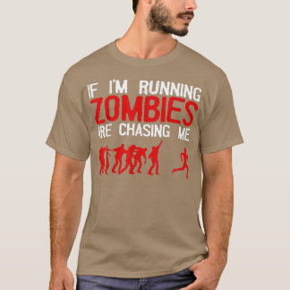 Zombie läuft Design für Männer Halloween Funn Frau T-Shirt