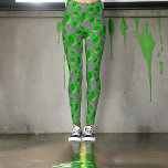 Zombie Leggings<br><div class="desc">Oozing green slime eisgestumpfte Donuts</div>
