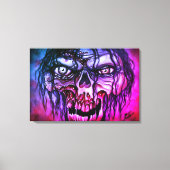 Zombie Leinwanddruck (Vorderseite)