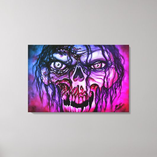 Zombie Leinwanddruck (Vorderseite)