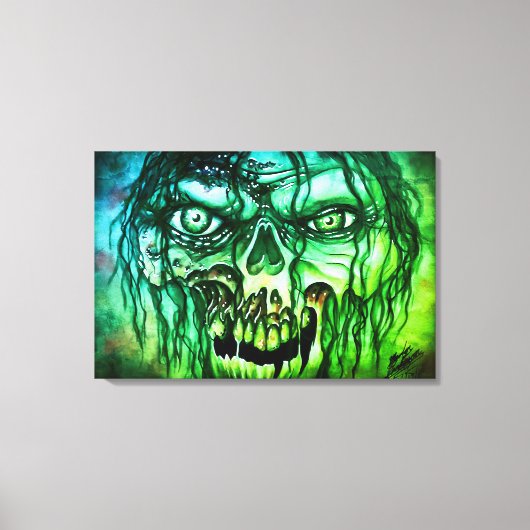 Zombie Leinwanddruck (Vorderseite)