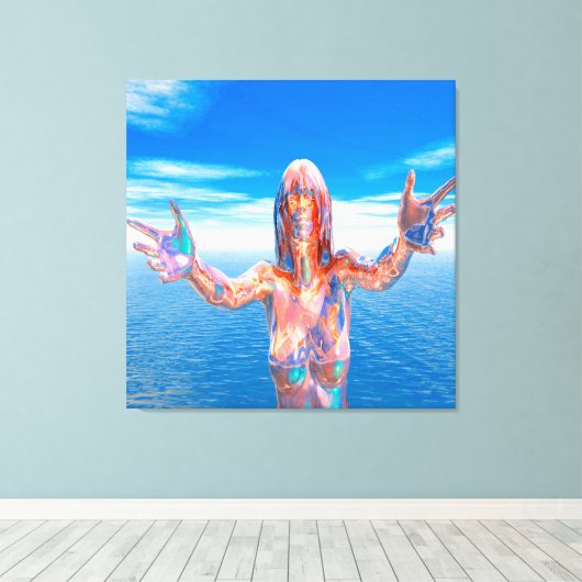 Zombie Leinwanddruck (Insitu (Holzboden))