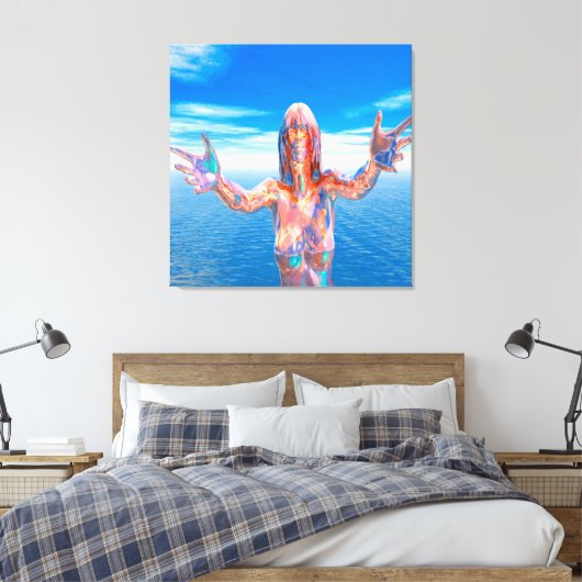 Zombie Leinwanddruck (Insitu (Schlafzimmer))