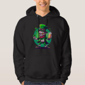 Zombie Leprechaun Irish St Paddy's Beer 1 Hoodie (Vorderseite)