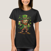 Zombie Leprechaun Irish St Paddy's Beer T-Shirt (Vorderseite)