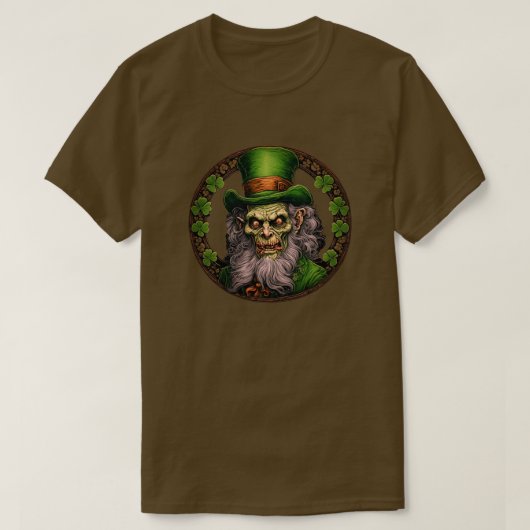 Zombie Leprechaun T - Shirt (Design vorne)