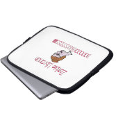 Zombie Librarian Laptopschutzhülle (Vorne Knopf)