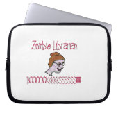 Zombie Librarian Laptopschutzhülle (Vorderseite)
