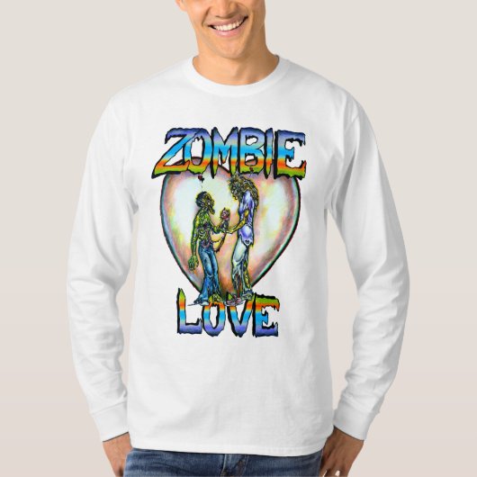 "Zombie Liebe" Art von Rebecca O'Donnell T-Shirt (Vorderseite)
