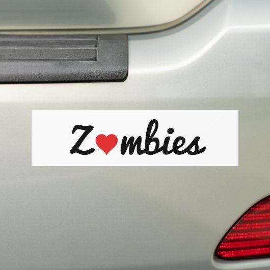Zombie-Liebe Autoaufkleber (Auf Auto)