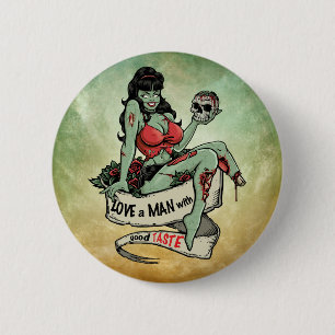 Zombie-Liebe Button