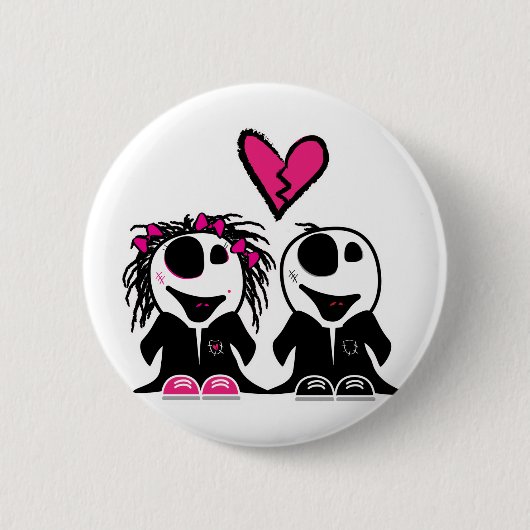 ZOMBIE-LIEBE BUTTON (Vorderseite)