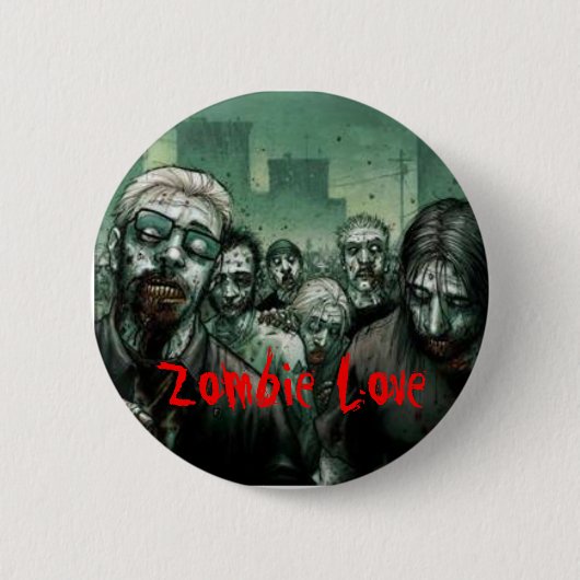 Zombie-Liebe Button (Vorderseite)