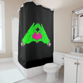 Zombie-Liebe Duschvorhang (Beispiel)