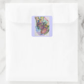Zombie Liebe Gedicht Custom Label Stickers (Tasche)