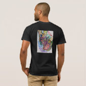 Zombie Liebe Gedicht Custom T - Shirt (Schwarz voll)