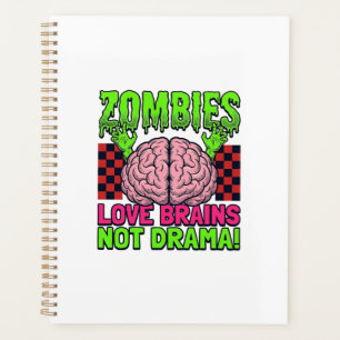 Zombie Liebe Gehirne Keine Drama Vintage Horror De Planer
