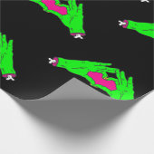 Zombie-Liebe Geschenkpapier (Ecke)