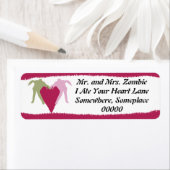 Zombie Liebe Herzetikett (Insitu)
