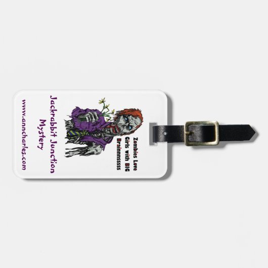 Zombie-Liebe-Mädchen durch Ann Charles Gepäckanhänger (Vorderseite horizontal)