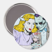 Zombie-Liebe Magnet (Vorderseite/Rückseite)