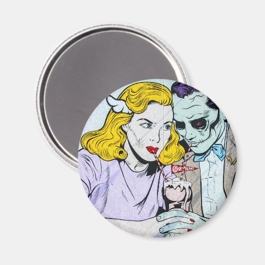 Zombie-Liebe Magnet (Vorderseite/Rückseite)