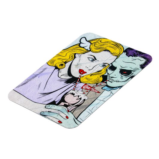 Zombie-Liebe Magnet (Linke Seite)