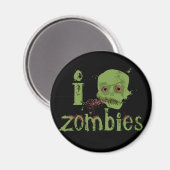 Zombie-Liebe Magnet (Vorderseite/Rückseite)