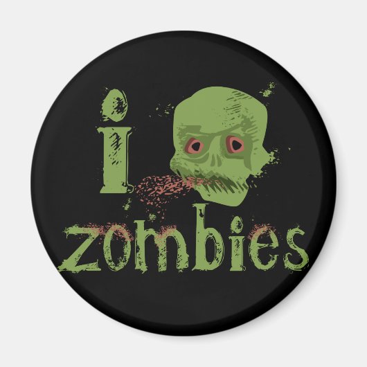 Zombie-Liebe Magnet (Vorne)
