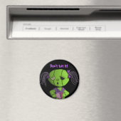 Zombie-Liebe niedliches Dolly-Heft Magnet (In Situ (Geschirrspüler))